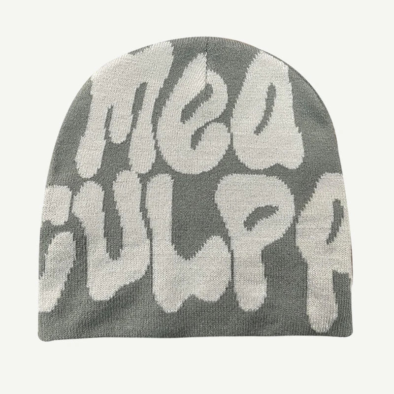 New Knitting Beanies Hat Men Women Paragraph Quality Cap Mea Culpa Y2k Warm Fashion Hundred Take Cold Cap for Women Hats