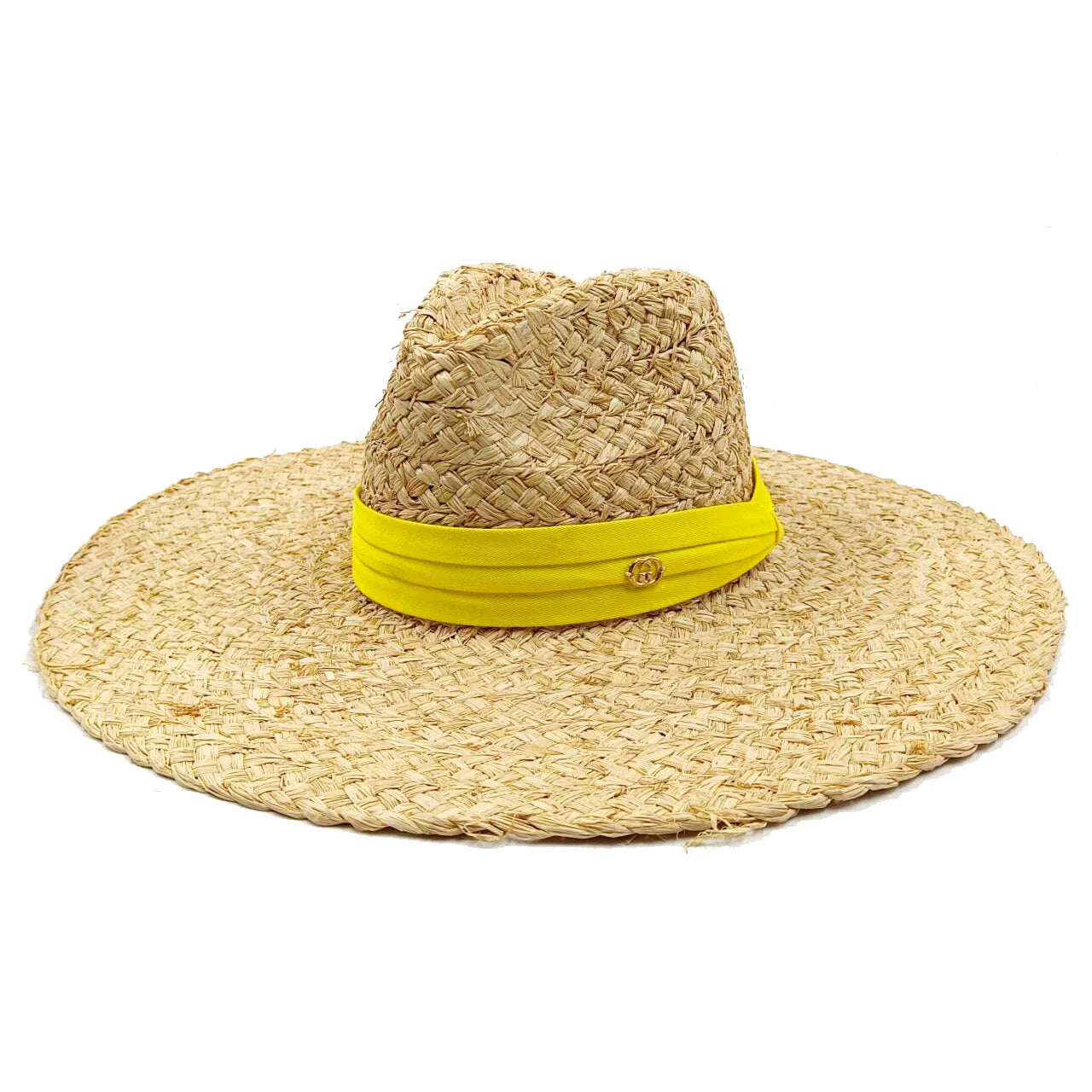 2024 Summer Straw Hat Beach Hat Women's Seaside Sun Hat Vacation Bow Ribbon Flat Top Big Brim Straw Hat praia