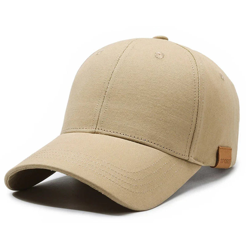 Dry Quickly Sun Cap Woman Outdoors Casual Sport Hat Men Big Size Baseball Cap 60-65cm Adjustable Sun Visor Cap Peaked Cap