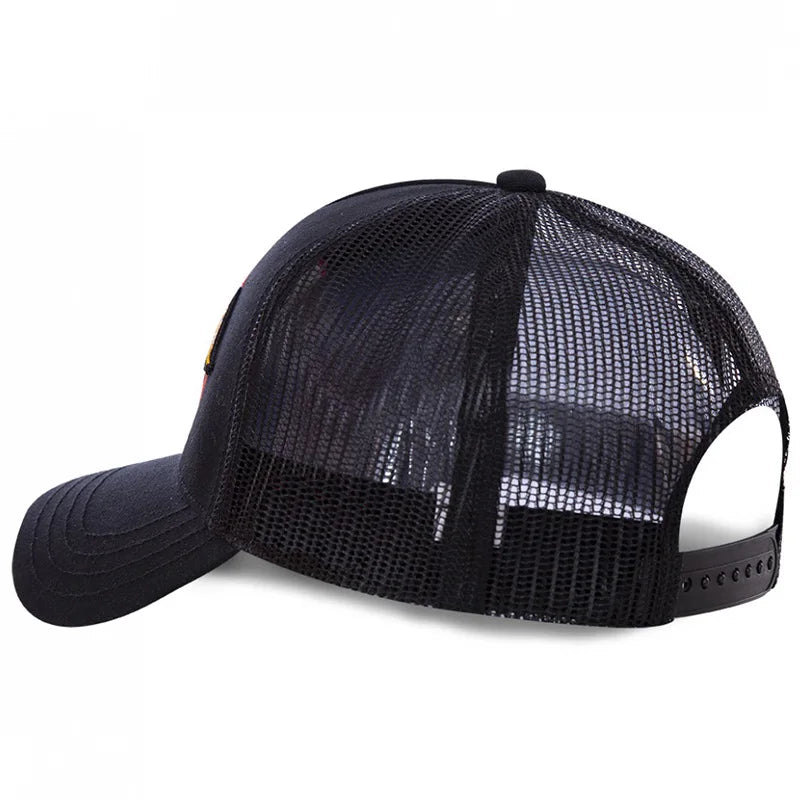 Men's and Women's Fashion Outdoor Sunblock Baseball Caps Alphabet Mesh Embroidered  Trucker Hats All Bounce Caps Casual Cap