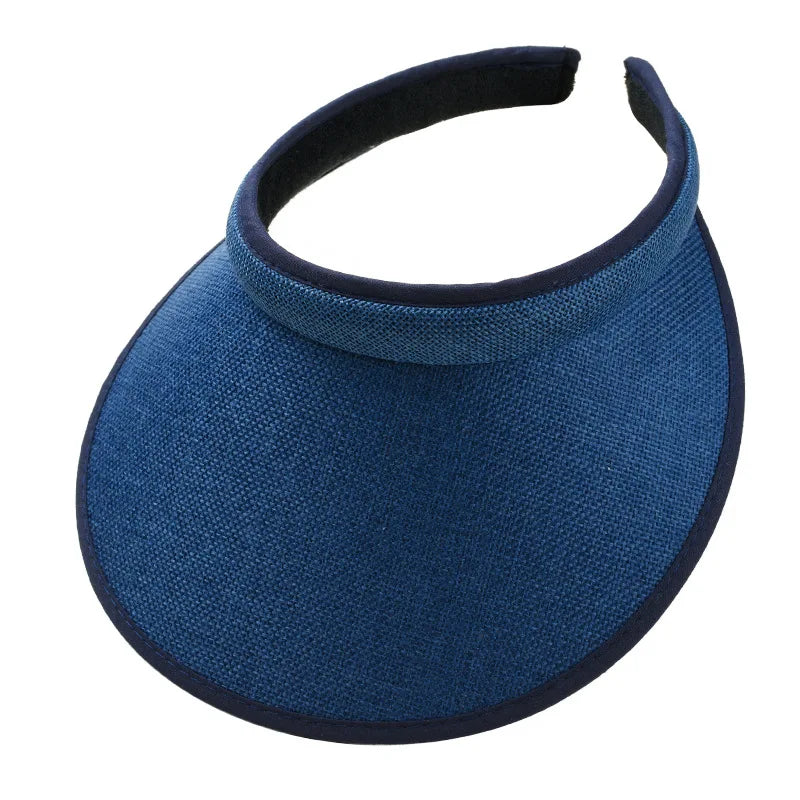 New Summer Empty Top Sun Hat Women's Casual Adjustable Sun Visor Caps Girls Boy Outdoor Sea Beach Trip Cap Casquette