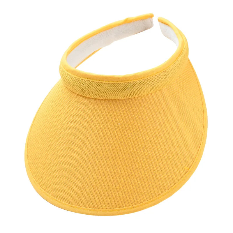 New Summer Empty Top Sun Hat Women's Casual Adjustable Sun Visor Caps Girls Boy Outdoor Sea Beach Trip Cap Casquette