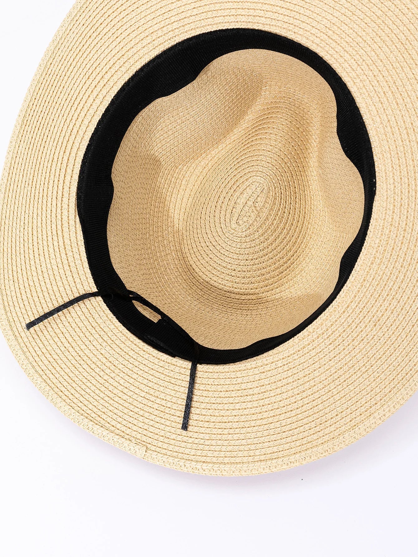 Panama straw hat, female jazz top hat, men and women's spring and summer straw woven fashionable sun protection and sunshade hat