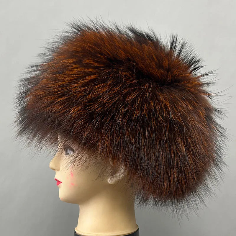 Unisex Silver Fox Fur Bomber Hat, Ushanka Cap, Trapper, Aviator Hats, 100% Real, Russian, Men, Women, Winter, Luxury, 2024