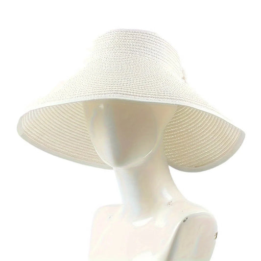 Womens Swim Hat Womens Sunshade Hat Korean Edition Women Open Top Big Sunscreen Sun Hat No Top Foldable Hat Big Visor Hat Women